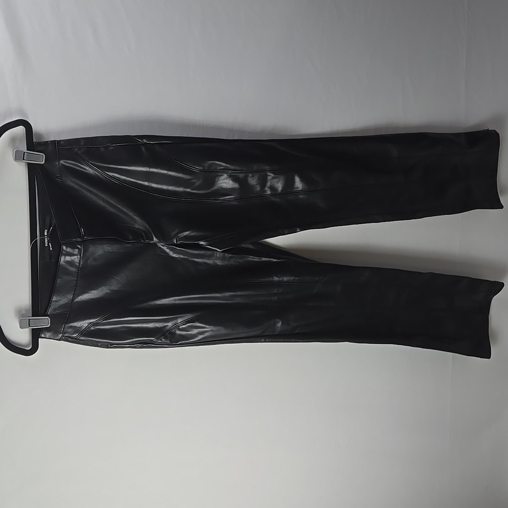 Urban Outfitters Silence + Noise Black Fu Leather Pants Sz 4 - NWT